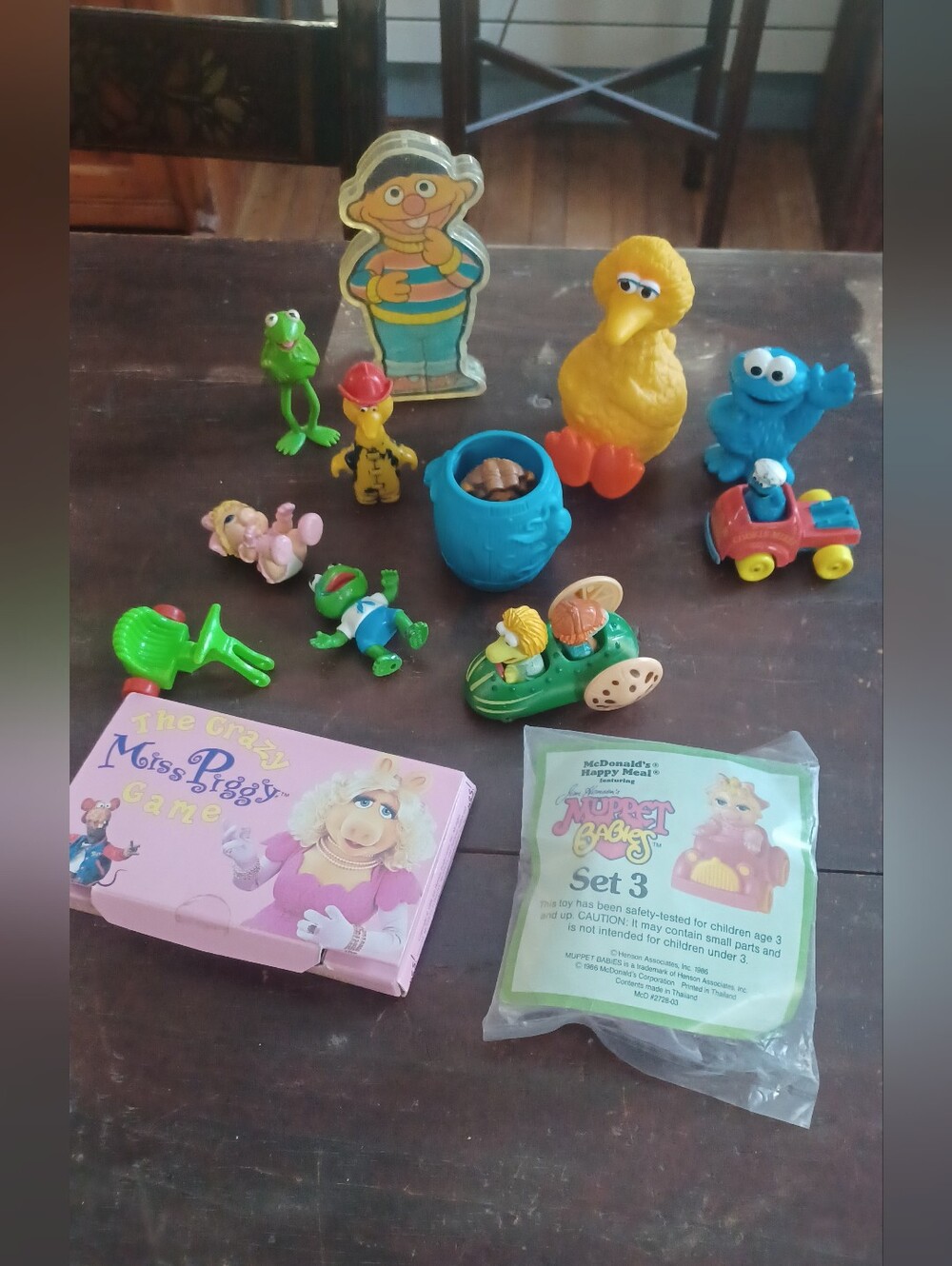 Vintage 70s 80s 90s Muppets & Sesame Street toy figure collection 12pcs